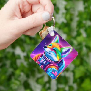 Porte-clés Porte - clé Space Fox