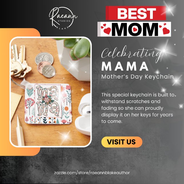 Porte-clés Porte - clé spécial de la fête des mères (Créateur téléchargé)