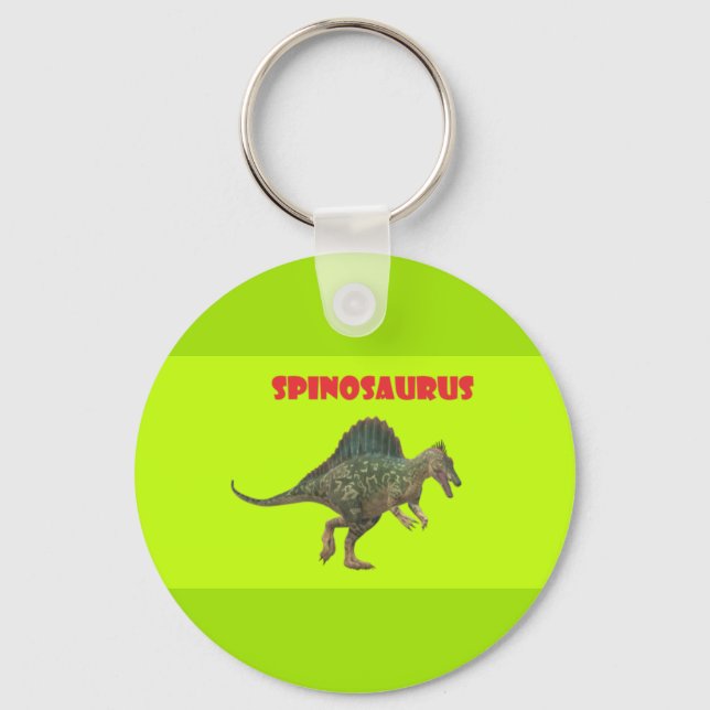 Porte-clés Porte - clé Spinosaurus, Porte - clé de boutons de (Recto)