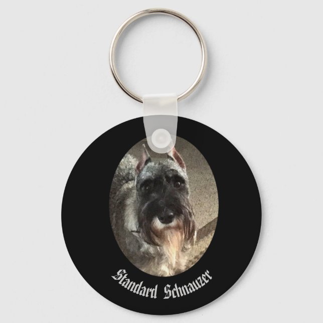 Porte-clés Porte - clé Standard Schnauer (Recto)