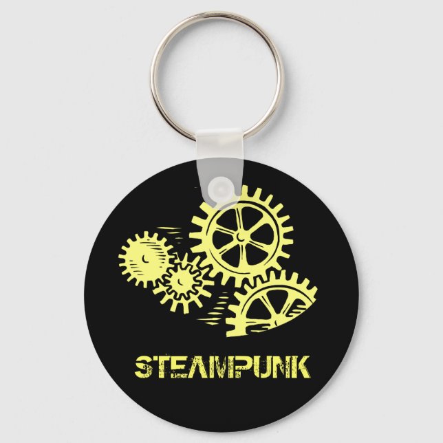 Porte-clés porte - clé "STEAMPUNK" (Recto)