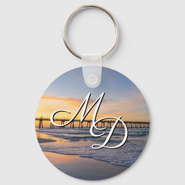 Porte-clés Porte - clé Sunrise Pensacola Pier (Recto)