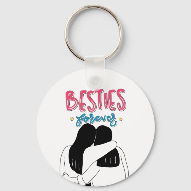 Porte-clés Porte - clé sur mesure pour les meilleurs amis - G (Recto)