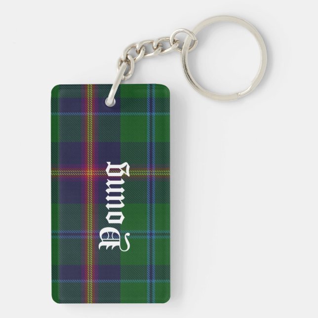 Porte-clés Porte - clé Tartan Jeu personnalisé (Dos)