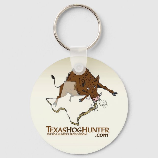 Porte-clés porte - clé TexasHogHunter.com (Recto)
