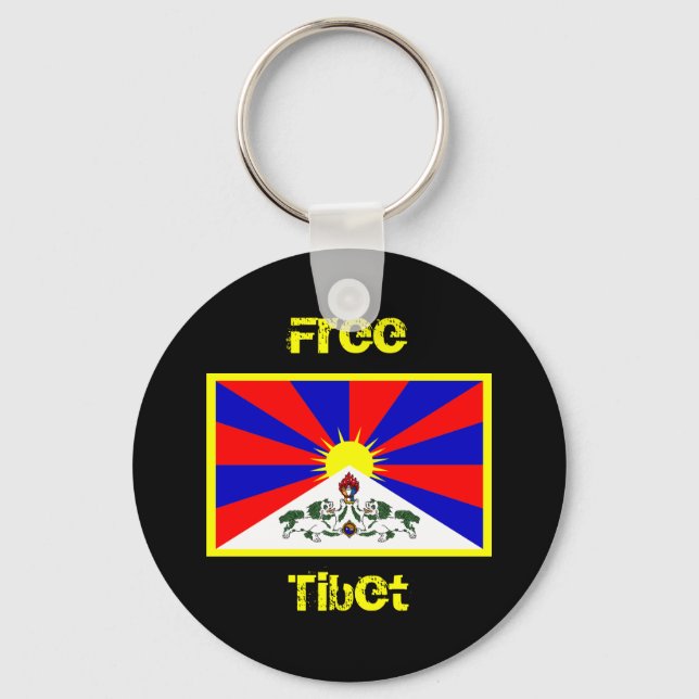 Porte-clés Porte - clé Tibet libre (Recto)