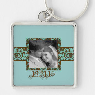 Porte-clés Porte - clé tourbillonnant Mariage Floral