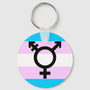 Porte-clés Porte - clé Trans Pride - avec symbole