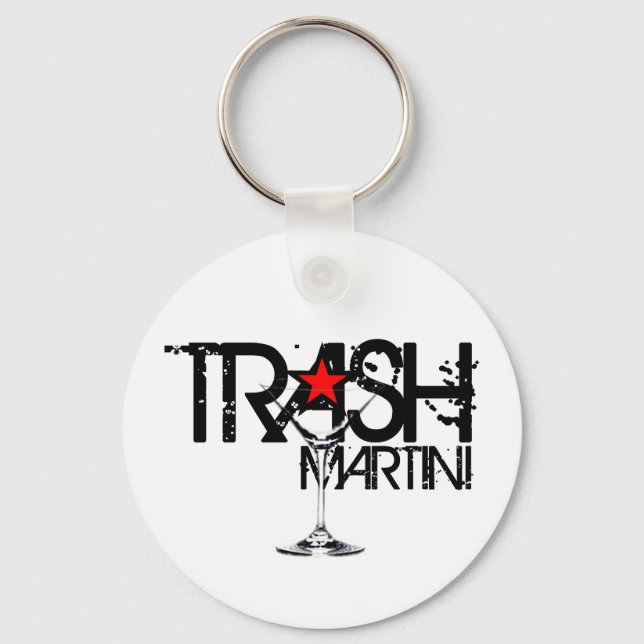 Porte-clés PORTE - CLÉ TRASH Martini (Recto)