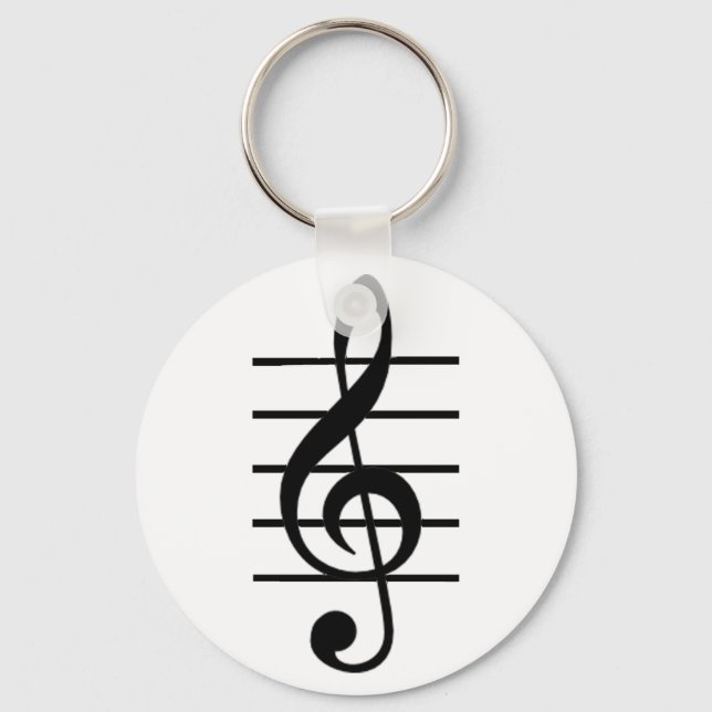 Porte-clés Porte - clé Treble Clef (Recto)