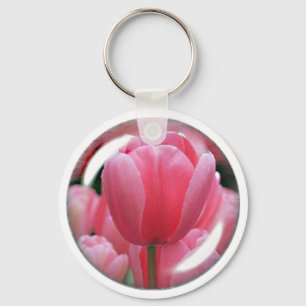 Porte-clés Porte - clé Tulipe rose