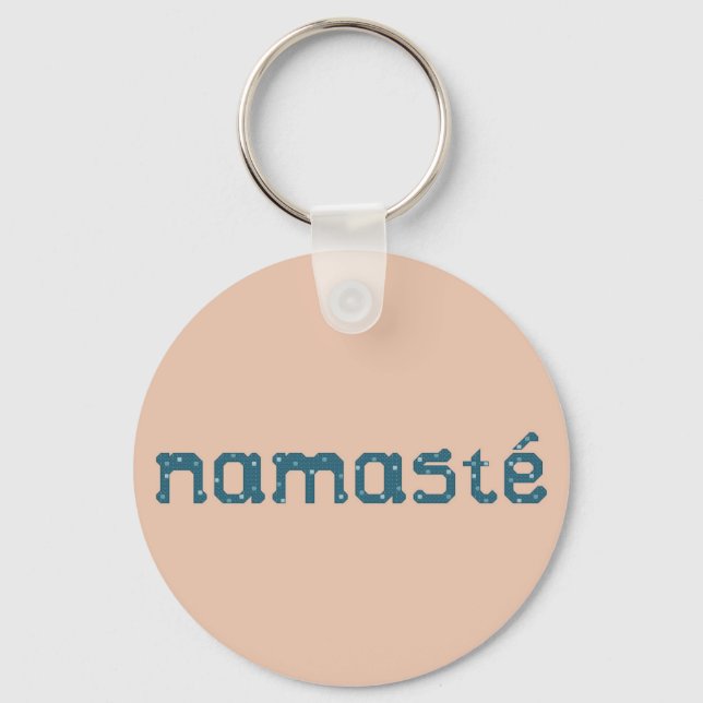 Porte-clés Porte - clé Turquoise Namaste (Recto)