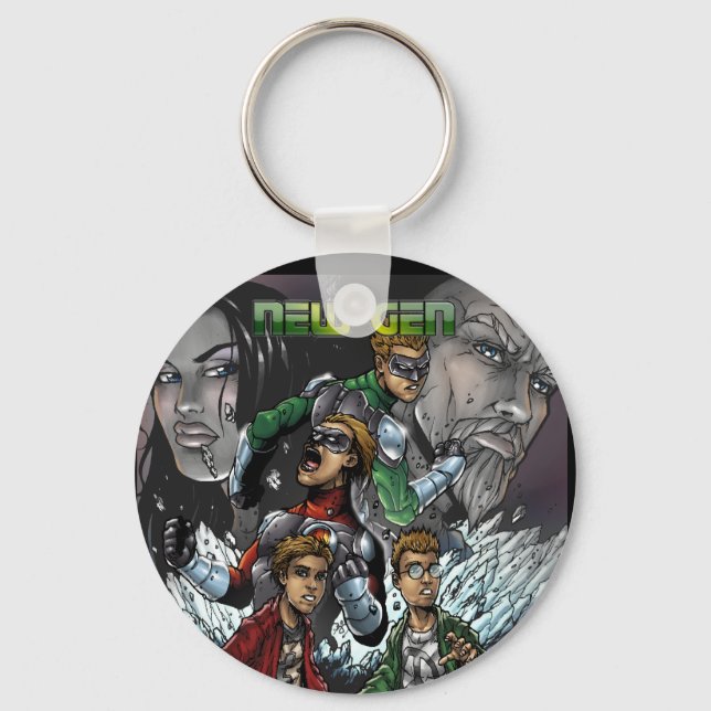 Porte-clés porte - clé "Twins" (Recto)