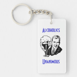 Porte-clés Porte - clé unanime d'alcooliques