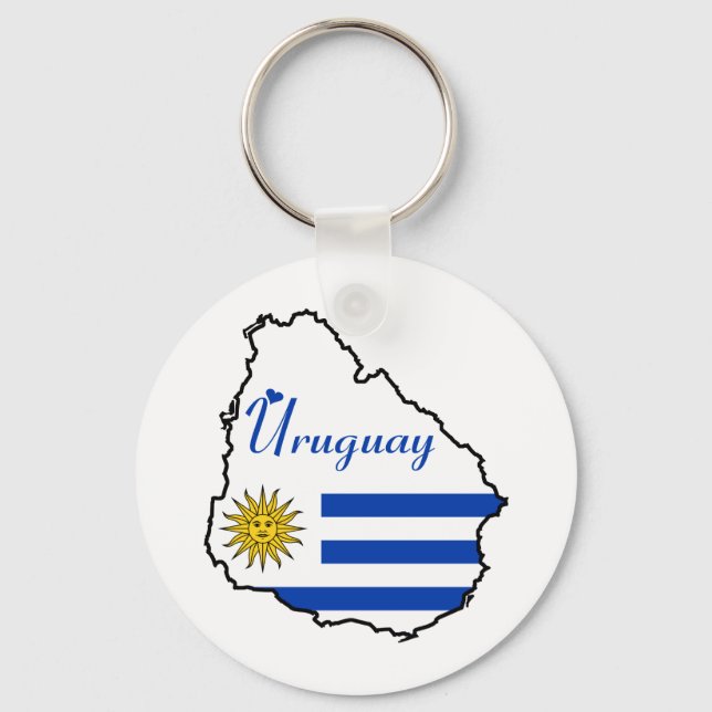 Porte-clés Porte - clé Uruguay (Recto)