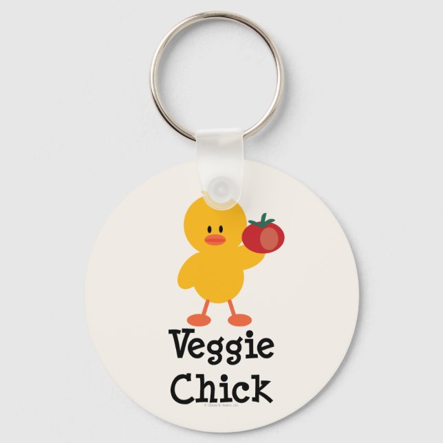 Porte-clés Porte - clé Veggie Chick (Recto)