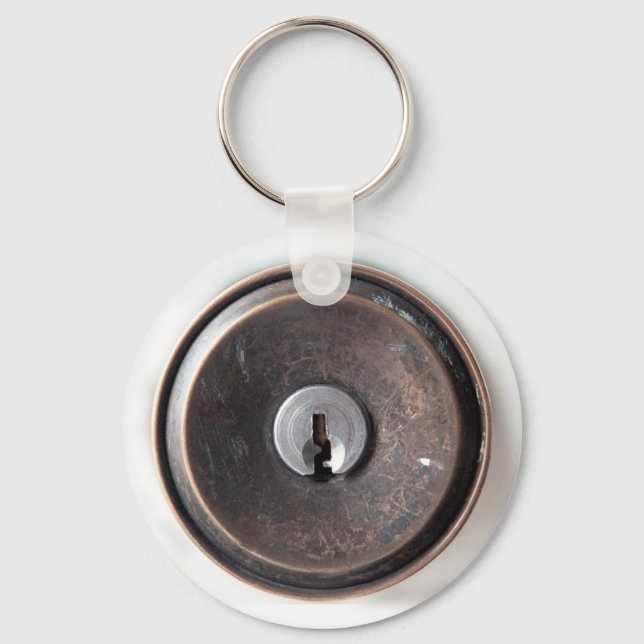 Porte-clés porte - clé "Verrouiller". (Recto)