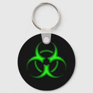 Porte-clés Porte - clé vert au néon de Biohazard