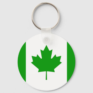 Porte-clés Porte - clé vert de Canada-Drapeau