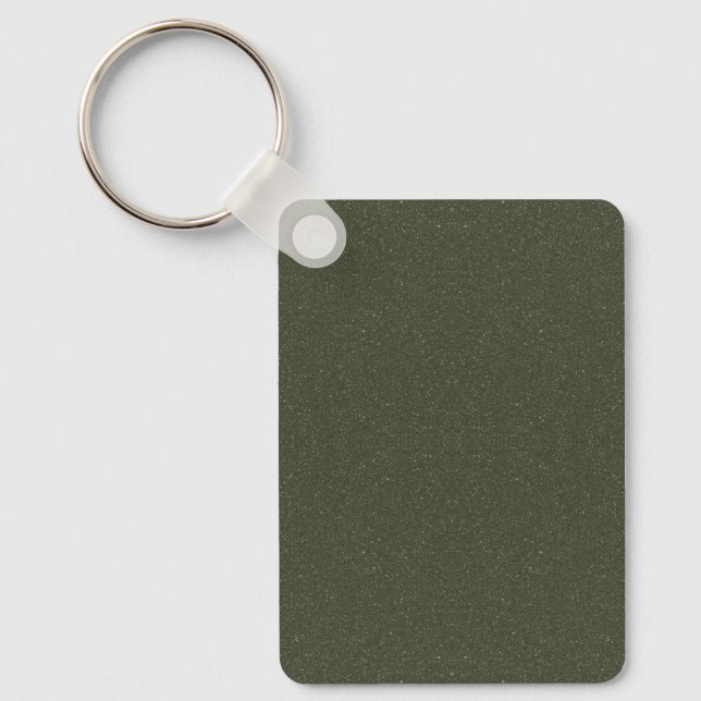 Porte-clés Porte - clé vert de mousse texturé pour une utilis (Recto)