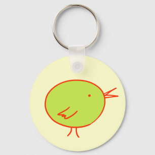 Porte-clés Porte - clé vert d'oiseau