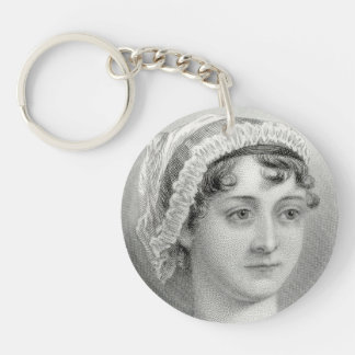 Porte-clés Porte - clé vintage d'illustration de Jane Austen