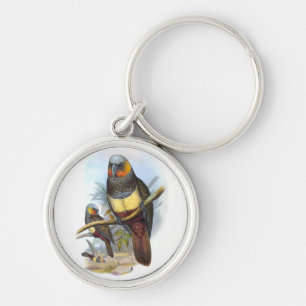 Porte-clés Porte - clé vintage PE_GC Premium Round Bird