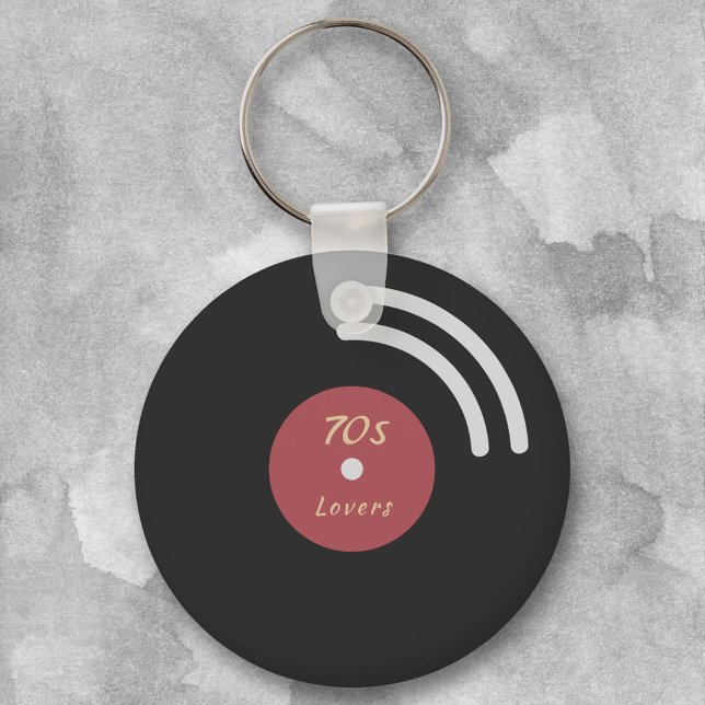 Porte-clés Porte - clé vinyle (Vinyl Record Keychain)