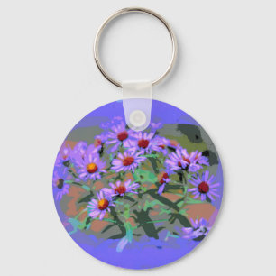 Porte-clés porte - clé violet