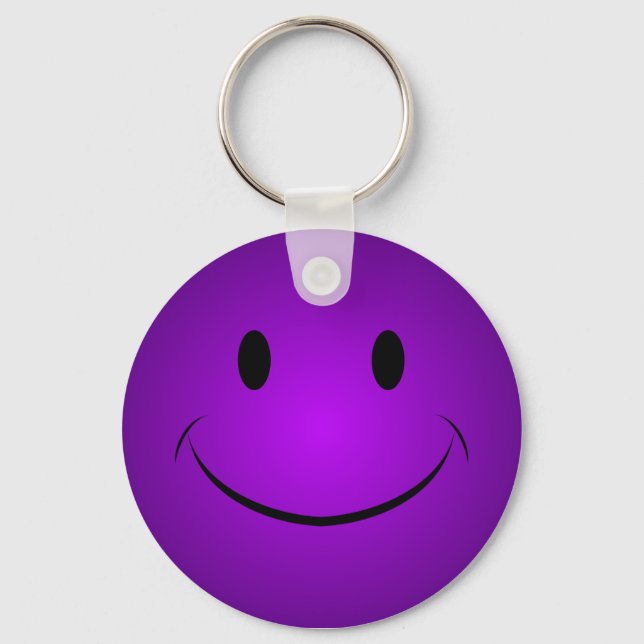 Porte-clés Porte - clé Visage Violet (Recto)