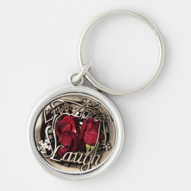 Porte-clés Porte - clé vivant de rire d'amour (Devant)