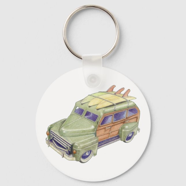 Porte-clés Porte - clé voiture Surf jouets (Recto)