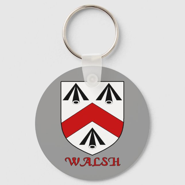 Porte-clés Porte - clé Walsh Family Shield (Recto)