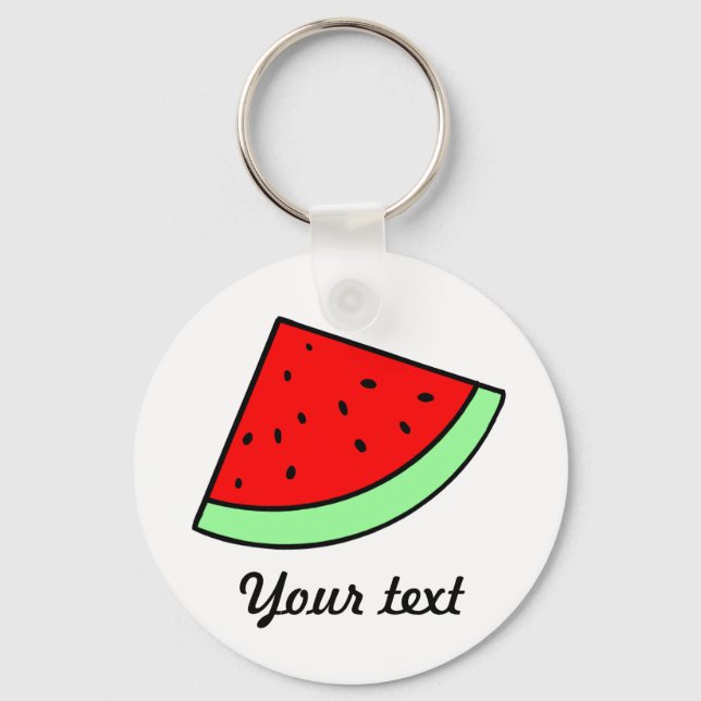 Porte-clés Porte - clé Watermelon personnalisable (LIGHT) (Recto)
