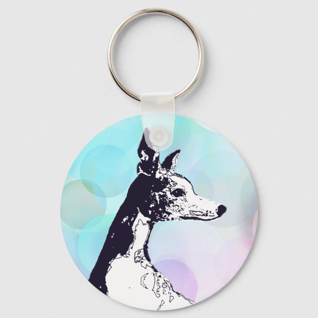 Porte-clés Porte - clé Whippet (Recto)
