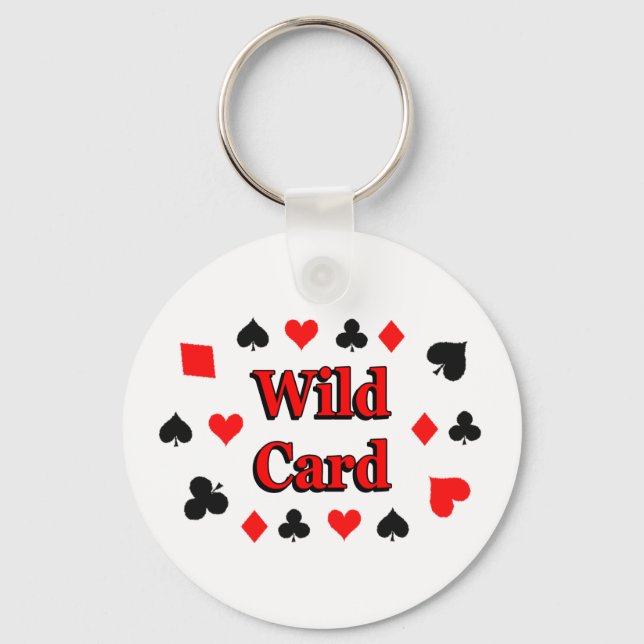 Porte-clés Porte - clé Wild Card (Recto)
