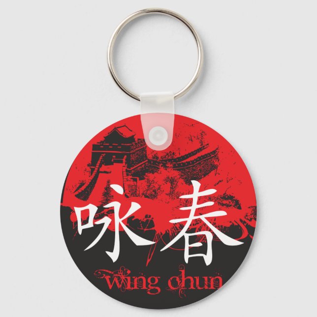 Porte-clés Porte - clé Wing Chun (Recto)