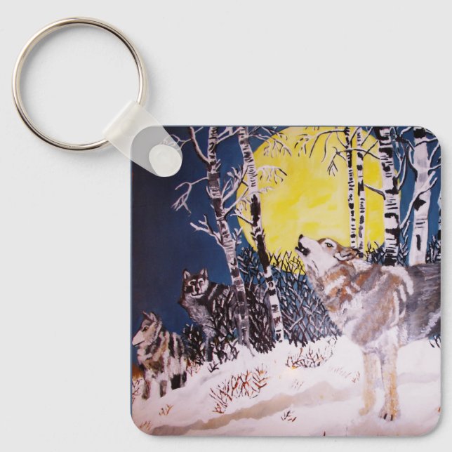 Porte-clés Porte - clé WOLF (Recto)