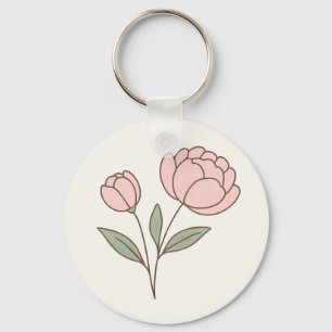Porte-clés Porte - clé Wonky Zoo Peonies