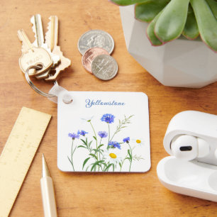 Porte-clés Porte - clé-Yellowstone Fleurs sauvages