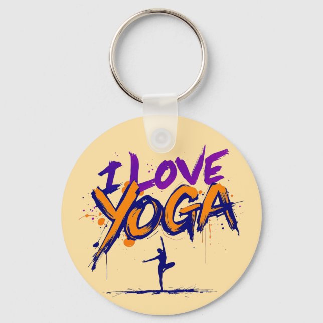 Porte-clés Porte - clé Yoga Bliss (Recto)