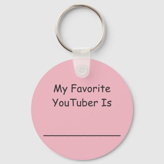 Porte-clés Porte - clé YouTuber (Recto)