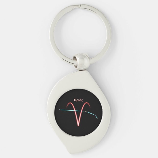 Porte-clés Porte - clé Zodiac Constellation Aries (Devant)