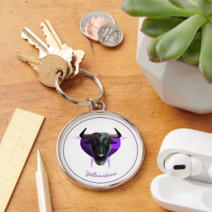Porte-clés Porte-clés-Buffle de Yellowstone