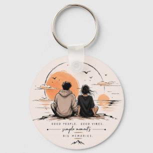 Porte-clés Porte-clés/charme esthétique pour couple