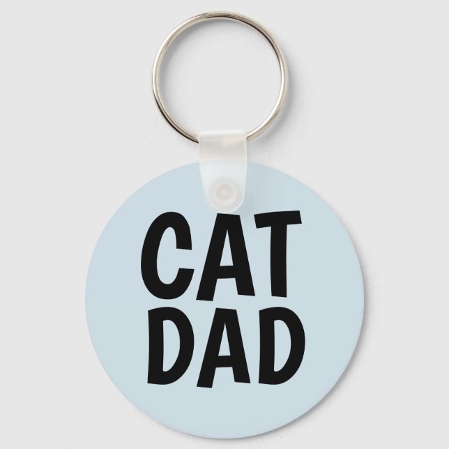 PORTE-CLÉS PORTE - CLÉS DAD CAT (Recto)
