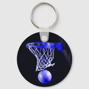 Porte-clés Porte - clés de basket-ball bleu