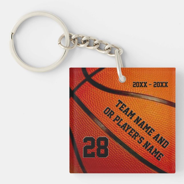 Porte-clés Porte - clés de basket-ball bon marché avec 3 boît (Devant)