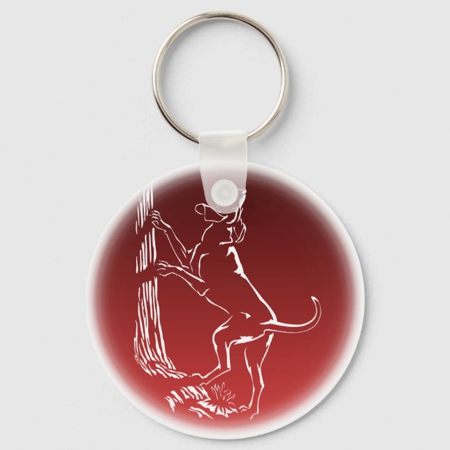 Porte-clés Porte - clés de chiens de chasse Amoureux de les c (Recto)