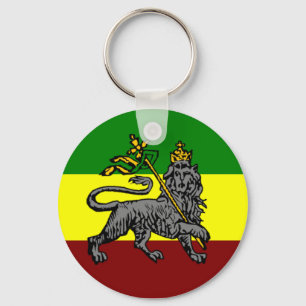 Porte-clés Porte - clés de drapeau de Rasta